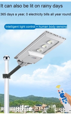 Garansi 2 Tahun Panel Surya Polysilicon 20W Lampu Jalan LED Surya Terintegrasi ABS Baru