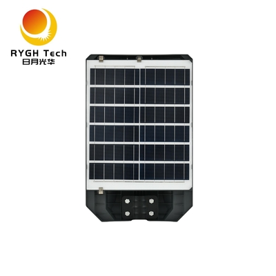 3.2V LiFePO4 Baterai Monocrystalline Silicon Solar Panel Integrated Solar LED Street Light 20W Dengan Sensing Radar Kontrol Cahaya