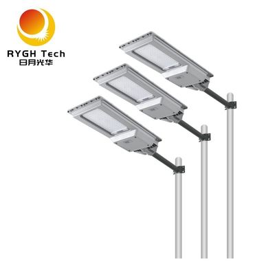 Lampu Jalan LED Solar Terintegrasi 20W Radar Sensing Remote Control untuk Sidewalk Courtyard Garden Lampu Jalan LED