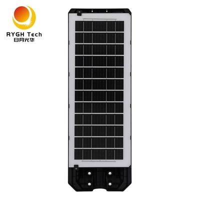 Lampu Jalan LED Tenaga Surya Induksi Radar 18W Kontrol Jarak Jauh Penerangan Luar Ruangan untuk Jalan, Halaman, Trotoar