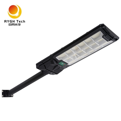 Lampu Jalan LED Tenaga Surya Induksi Radar 18W Kontrol Jarak Jauh Penerangan Luar Ruangan untuk Jalan, Halaman, Trotoar