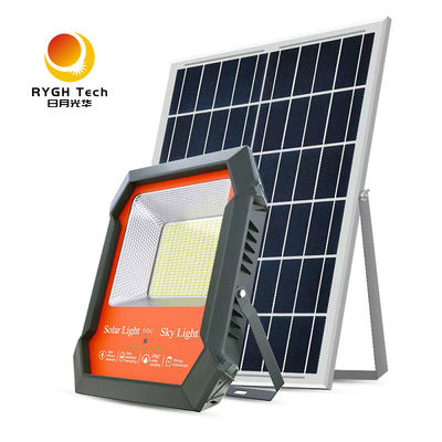 100W 200W LED Solar Flood Light High Lumen 130lm/w untuk Backyard