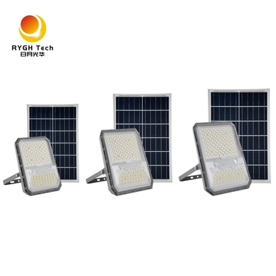 Lampu Sorot LED Surya Multifungsi Remote Control 35W Area Penyinaran 300 Meter Persegi Waktu Pelepasan Lama Garansi 2 Tahun