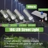 Lampu Penerangan Umum Luar Ruangan Lumen Tinggi 180lm/W Aluminium 100W 150W Lampu Jalan LED