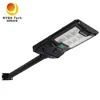 dengan Reflektor 10W Panel Surya Silikon Monokristalin Lampu Jalan LED Surya