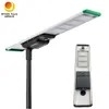 170lm/W Kecerahan Tinggi Jalan Umum Spesial 80W All-in-One Lampu Jalan Surya