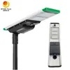 Sensor Gerak Remote Control 40W LED All in One Lampu Jalan Surya dengan Kamera CCTV