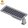 Lampu jalanan cerdas terintegrasi baru All in One IP65 Outdoor 10W LED Lampu jalan surya dengan baterai LiFePO4