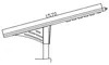 Proyek Pemerintah 10m 11m Lumen Tinggi 170lm/W 180 Watt Lampu Jalan Surya