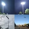 Lampu Jalan LED 100W Terintegrasi Aluminium 12V Tahan Air 170lm/W Tenaga Surya
