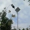 Lampu Jalan Tenaga Surya LED Terintegrasi Tahan Air Luar Ruangan 40W dengan Tiang
