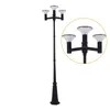 Landscape Public Lamp Post Top Integrated 15W Solar LED Garden Light