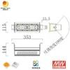 Lampu Teluk LED Linear 50W Tahan Air IP65 untuk Gudang, Gym, Garasi