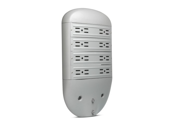 Penghematan Energi Luar Ruangan SMD LED Street Light Luminer 25000lm Warna Abu-abu
