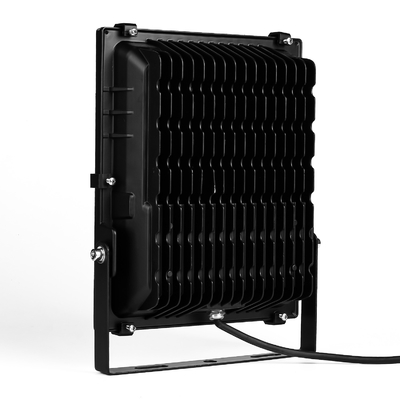 Aluminum+Tempered Glass Black housing 50w Driverless LED Flood light Housing