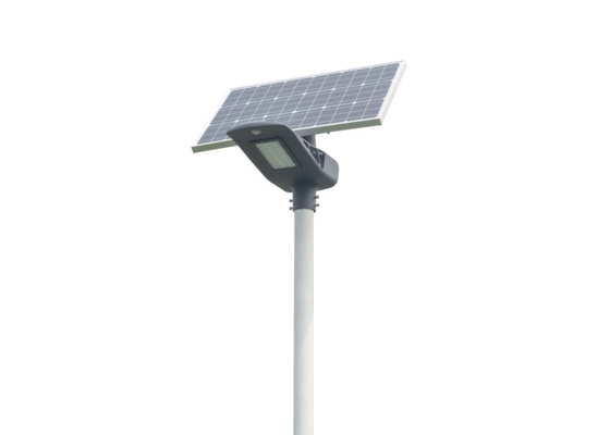 12V 40W 2700K Dipimpin Lampu Jalan Dengan Panel Surya Hemat Energi Umur Panjang