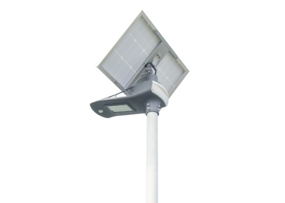 12V 40W 2700K Dipimpin Lampu Jalan Dengan Panel Surya Hemat Energi Umur Panjang