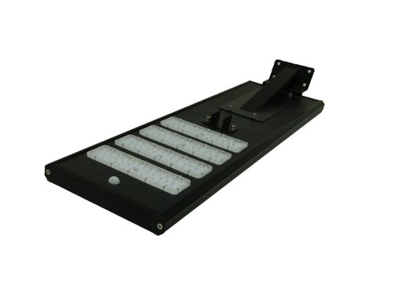 Lampu Jalan LED Tenaga Surya 80 Watt Bahan Kaca Baja Aluminium 10000LM