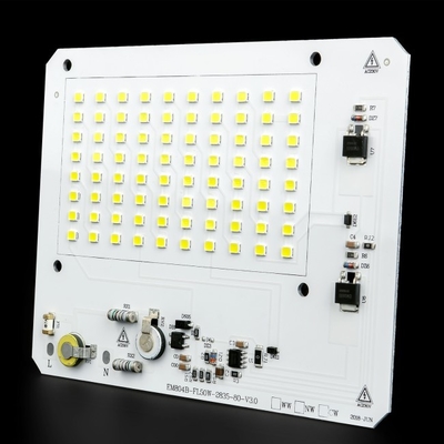 Square 50w Ac Driverless Led Pcb Otp Protection Untuk Layanan Kustom Pabrik
