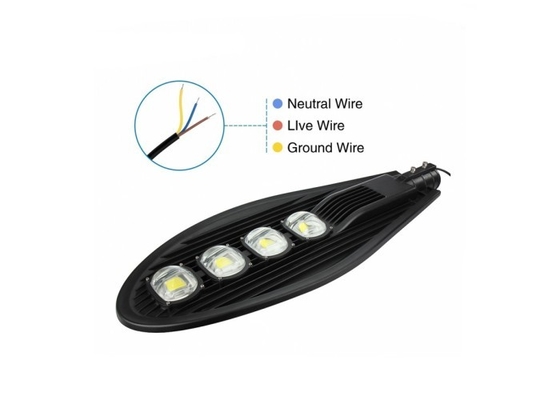 Komersial 180 Watt Cobra Head Street Lampu 2700K-7000K Untuk Lapangan Umum