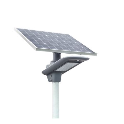 Struktur tahan hujan Solar Powered LED Street Light 50W Aluminium Untuk Taman / Halaman