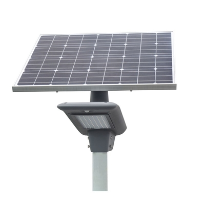 Struktur tahan hujan Solar Powered LED Street Light 50W Aluminium Untuk Taman / Halaman