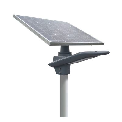 Struktur tahan hujan Solar Powered LED Street Light 50W Aluminium Untuk Taman / Halaman