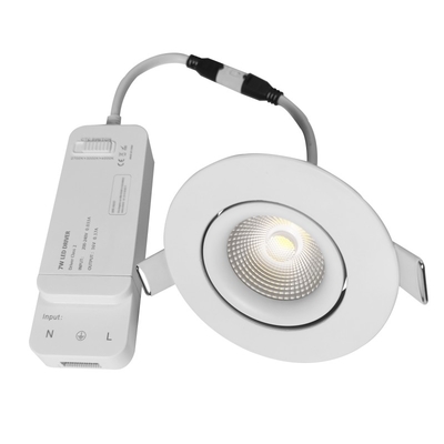 Lampu Downlight Anti Glare Outdoor Smart UGR TUYA COB 7 Watt Untuk Hotel