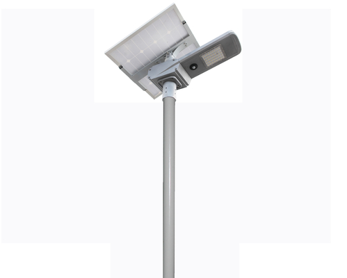 Waterproof IP65 80W Solar Powered LED Street Light Baterai Lithium 12V / 480WH