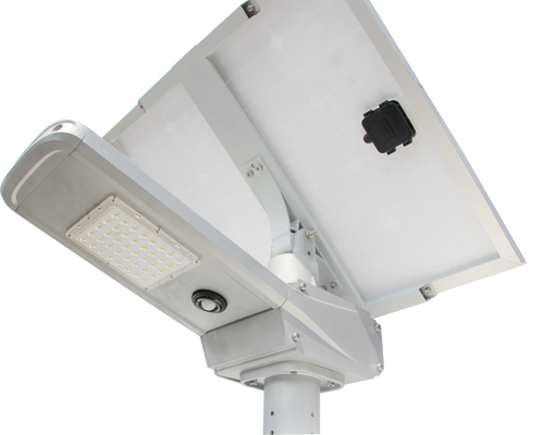 Waterproof IP65 80W Solar Powered LED Street Light Baterai Lithium 12V / 480WH