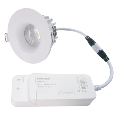 Wide Beam Angle Downlight LED Cerdas Peredupan / Suhu Warna Dapat Disesuaikan