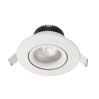 38/60 ° Beam Angle Downlight LED Cerdas 8w Peredupan / Suhu Warna Dapat Disesuaikan