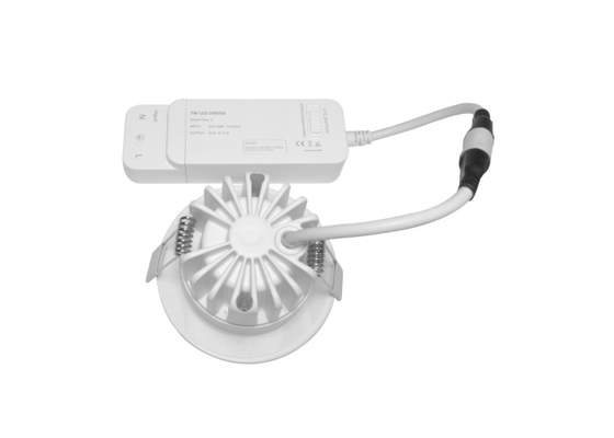 8W tersembunyi Downlight Anti Silau Dipimpin, Downlight Bulat Led AC 200-240V
