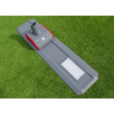 Perumahan Aluminium Terintegrasi Lampu Jalan Surya IP65 50W Dengan Kontrol APLIKASI Ponsel