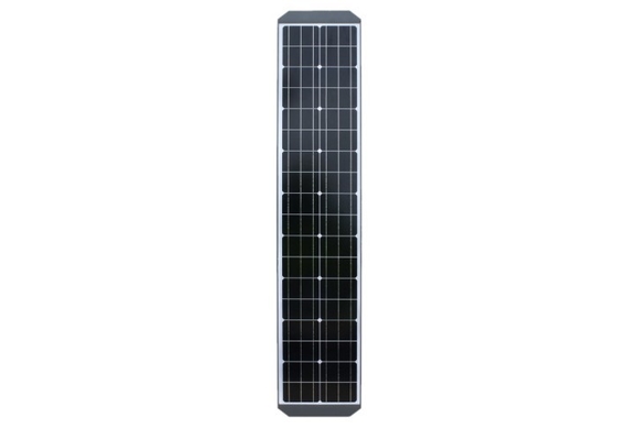 5500K 60W Lampu Jalan Taman Surya IP65 7800-9000LM Dengan Panel Surya Mono