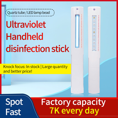 Portabel 4 Watt LED Uv Light Sterilizer Wand, Handheld Uv Light Sterilisasi Daya Baterai Kering