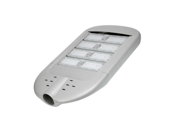 Penghematan Energi Luar Ruangan SMD LED Street Light Luminer 25000lm Warna Abu-abu