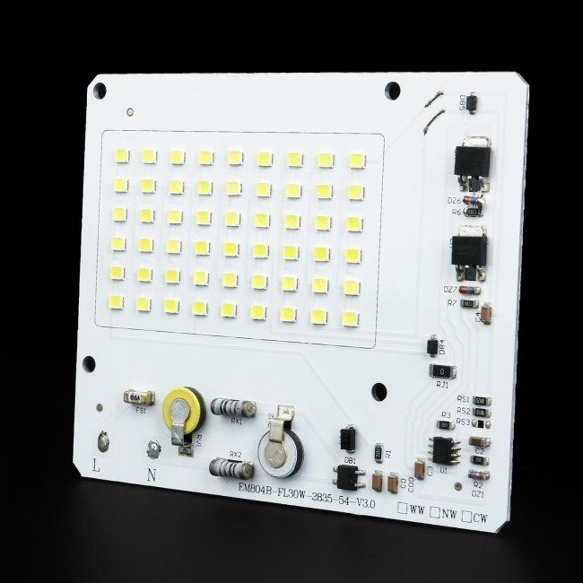 Kustom 30W Dob Lampu Led Pcb Perlindungan Tegangan Lebih Dari Garansi 5 Tahun