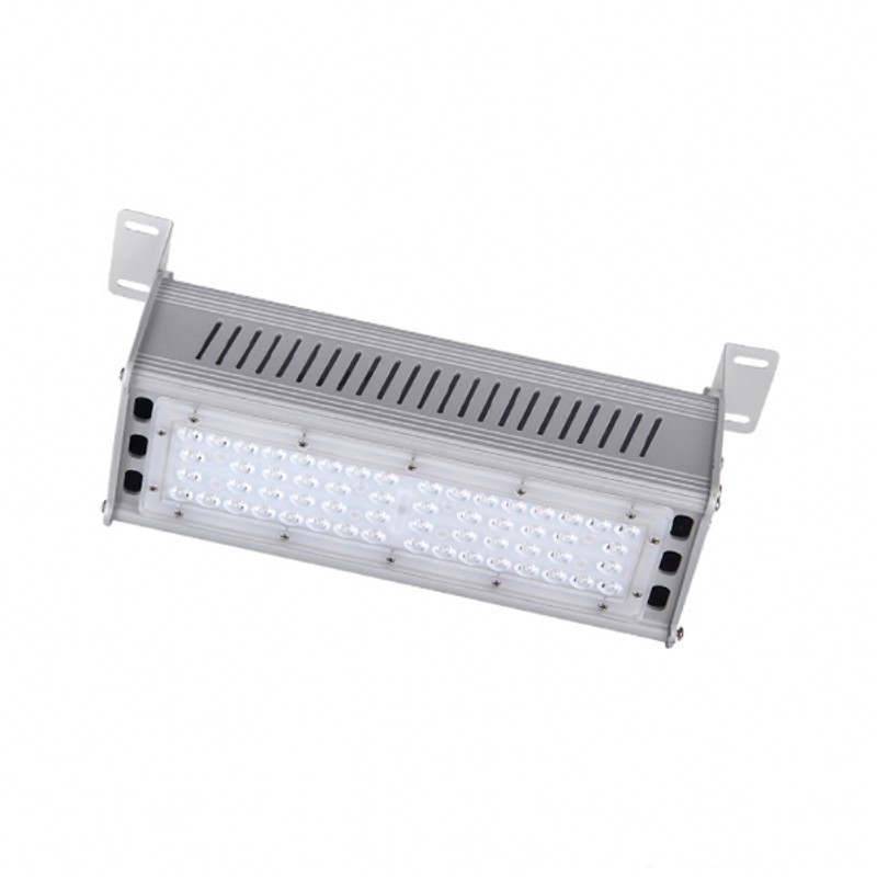 Lumen Tinggi 50w Led Jadwal Teluk Tinggi Linear 130lm / w 353 × 144 × 115 Mm