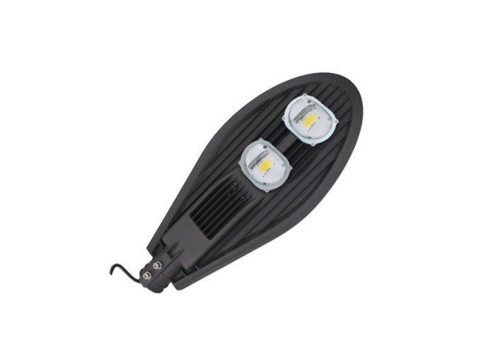Eksterior Putih Aluminium Lampu Jalan LED Cobra Head 50,000 Jam Seumur Hidup