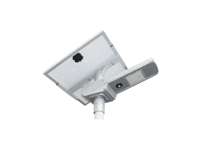 40W Terpadu Tenaga Surya LED Street Light 140lm / w IP65 Infrared Sensor 12V baterai
