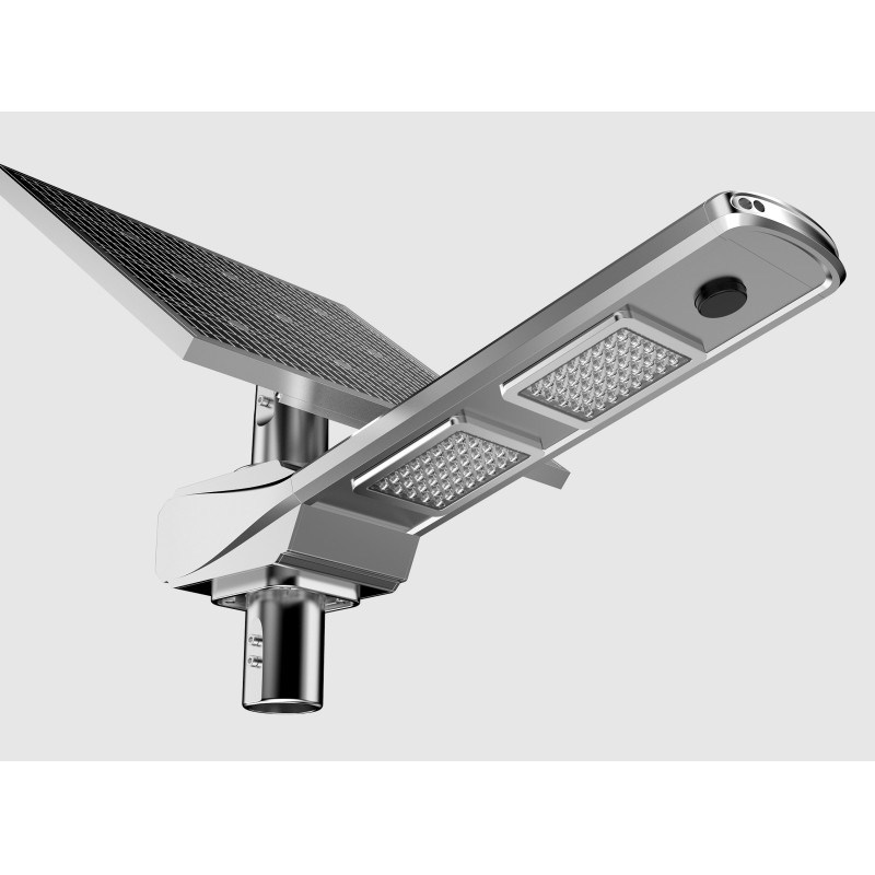 160LM / W Solar Dusk To Dawn Street Light 5 Tahun Garansi Dengan Sertifikasi CE ROHS