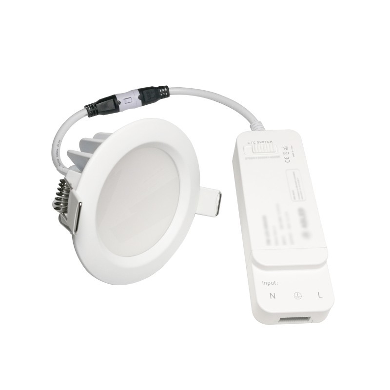 IP65 Smart LED Downlight Permukaan Mounted Wifi Tuya Kontrol Telepon 9W Garansi 5 Tahun