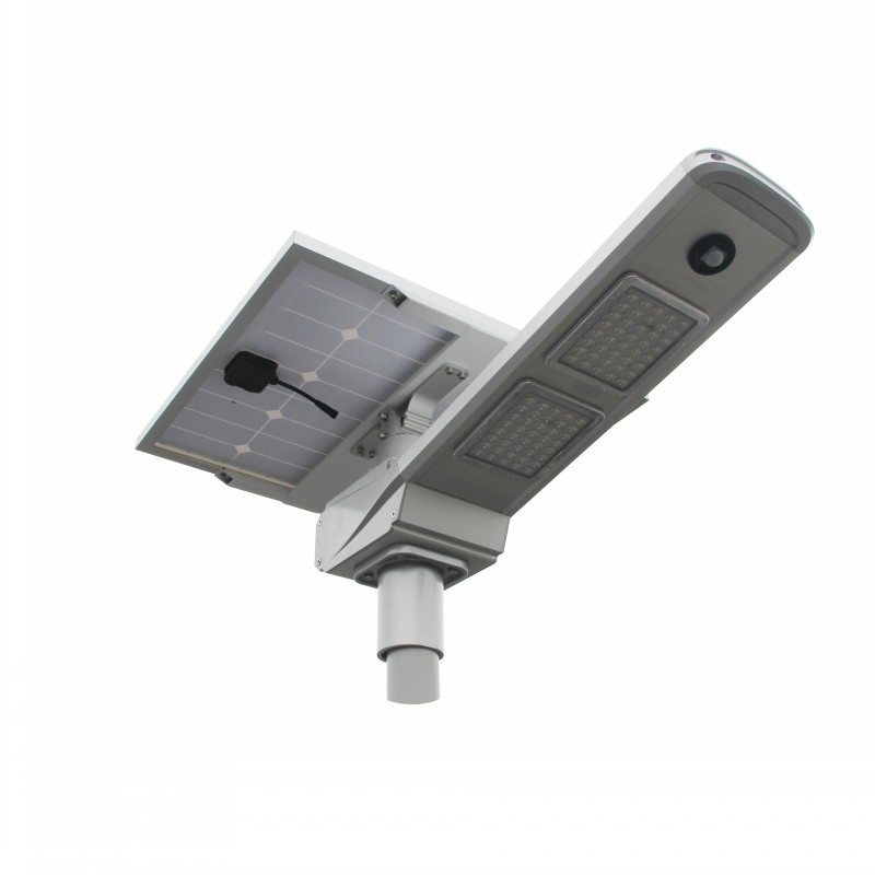 Sensor Inframerah 80W Tenaga Surya LED Street Light 160LM / W 3 Tahun Garansi