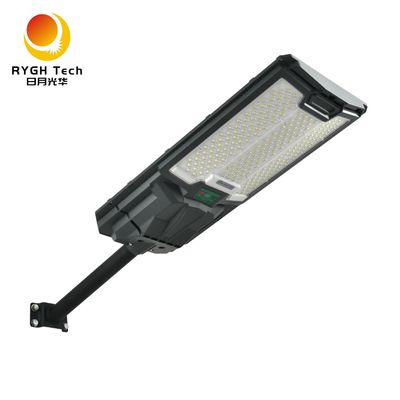 Area Irradiasi Luas 300 Meter Persegi Dengan Chip LED 5050 Kecerahan Tinggi Lampu Jalan LED Tenaga Surya All-in-one 30W