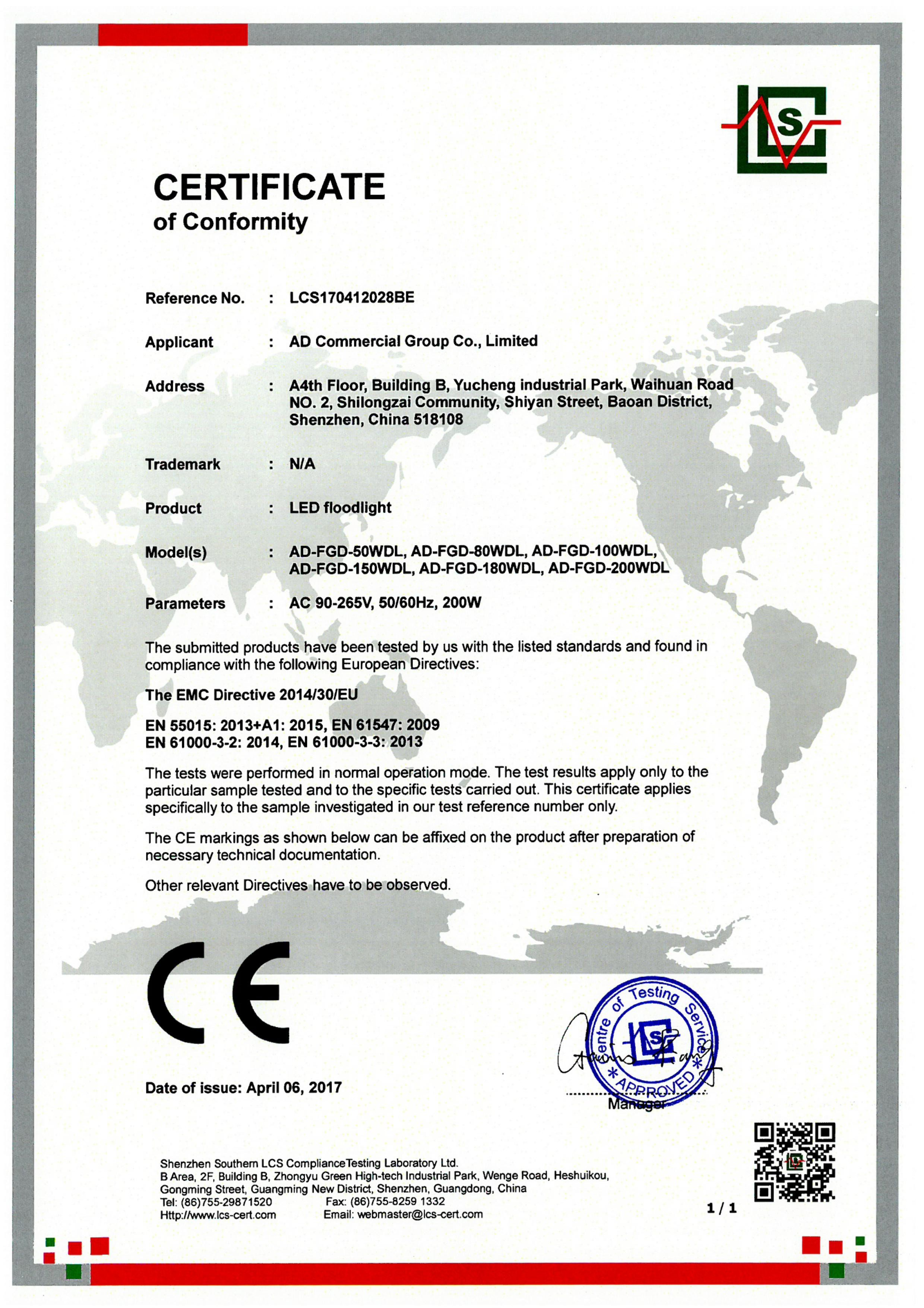 Cina Shenzhen RIYUEGUANGHUA Technology Co., Limited Sertifikasi